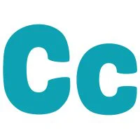 Цветной вариант раскраски буква c английского алфавита