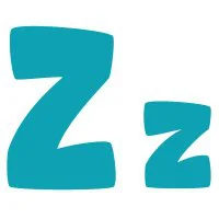 Цветной вариант раскраски буква z английского алфавита