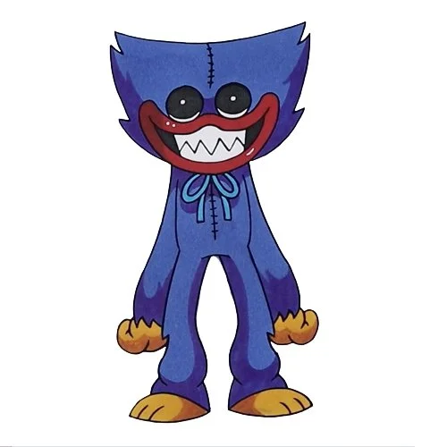 Цветной вариант раскраски хагги вагги милый