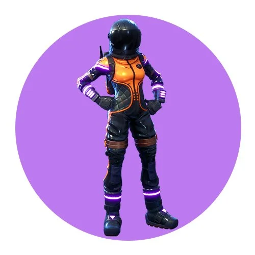 Цветной вариант раскраски фортнайт темная странница