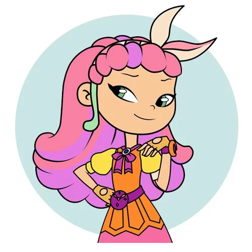 Цветной пример раскраски алиса