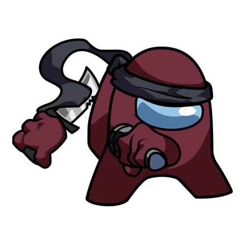 Цветной вариант раскраски амонг ас фнф предатель