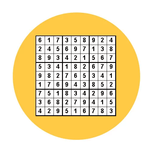 Цветной вариант раскраски астерикс судоку