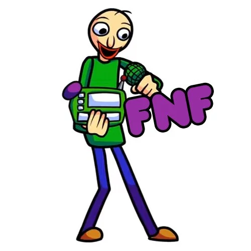 Цветной вариант раскраски балди