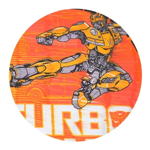 Цветной вариант раскраски бамблби трансформеры в полете