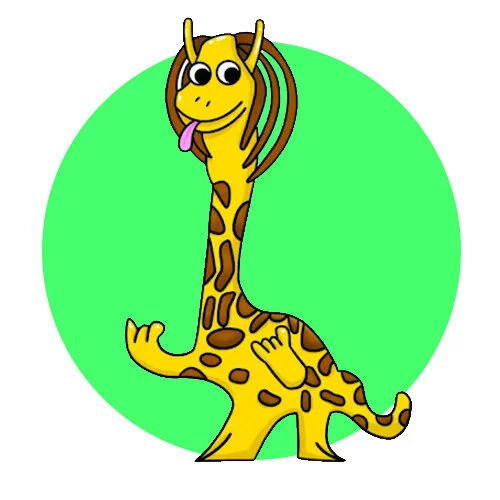 Цветной вариант раскраски банбан chewy chuck