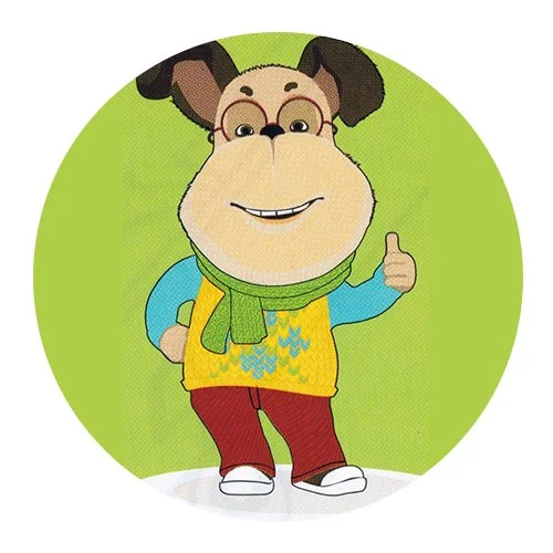 Цветной вариант раскраски барбоскин гена умный