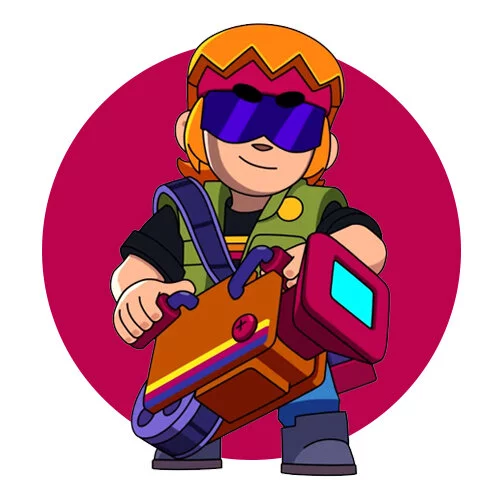 Цветной пример раскраски бастер