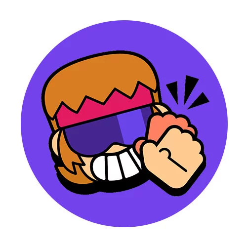 Цветной пример раскраски бастер хлопок