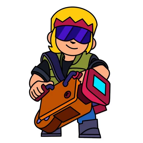 Цветной вариант раскраски бастер новый скин