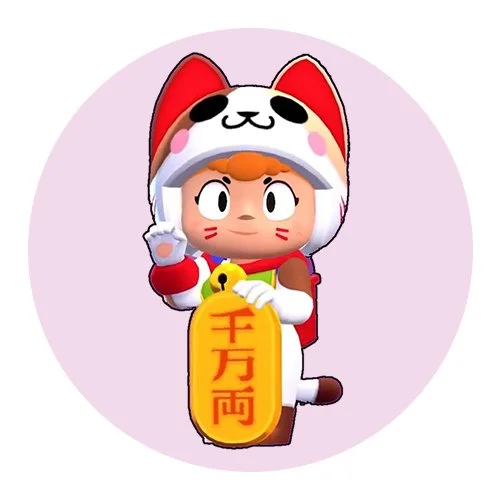 Цветной вариант раскраски беа нэко