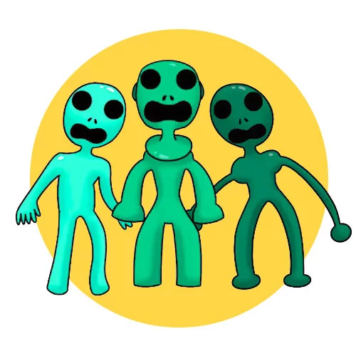 Цветной вариант раскраски бенито