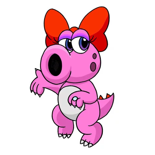 Цветной пример раскраски бирдо марио