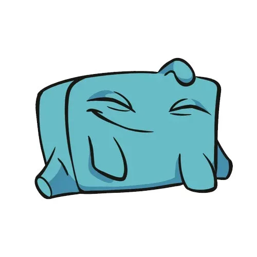 Цветной вариант раскраски блюз из ам-няма