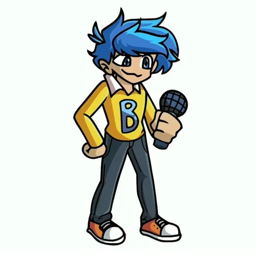 Цветной вариант раскраски боб фнф