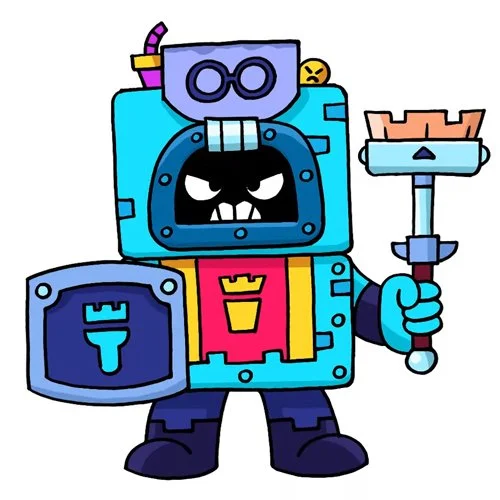 Цветной вариант раскраски боец эш новый персонаж