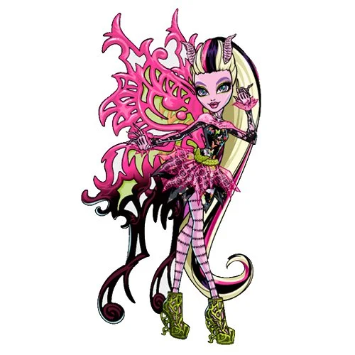 Цветной вариант раскраски бонита фемур монстр хай