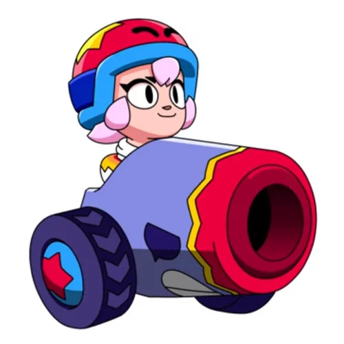 Цветной пример раскраски бонни