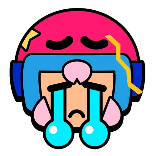 Цветной вариант раскраски бонни эмодзи грусть