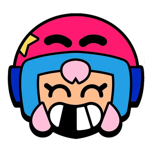 Цветной вариант раскраски бонни эмодзи радость