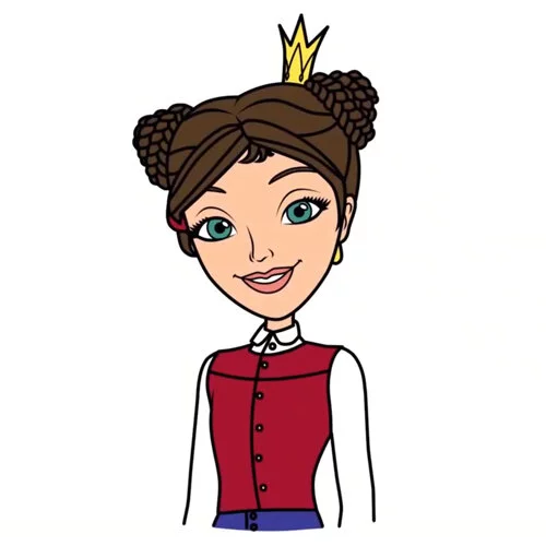 Цветной вариант раскраски царевна несмеяна дарья