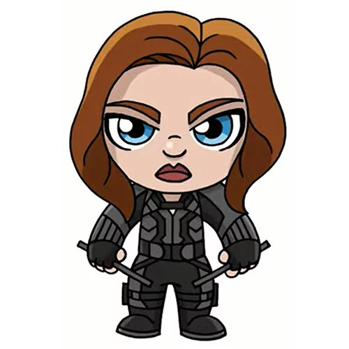 Цветной вариант раскраски черная вдова рисунок