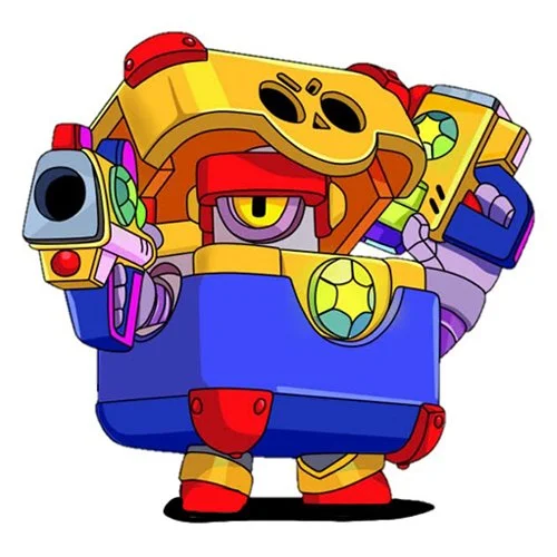 Цветной вариант раскраски дэррил мегаящик