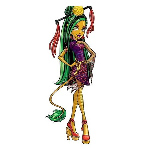 Цветной вариант раскраски монстр хай дженифер лонг