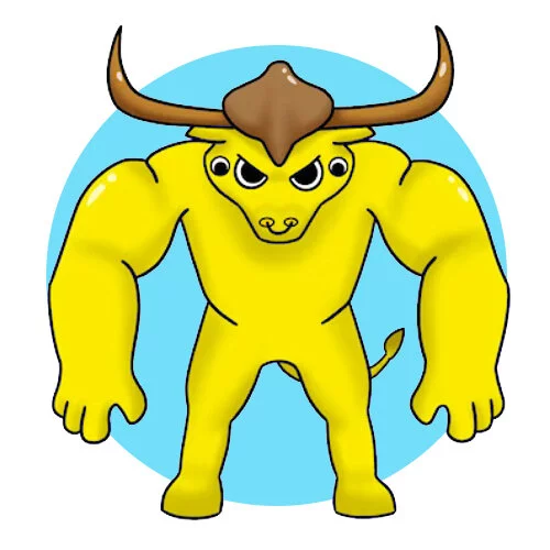 Цветной вариант раскраски doom doom банбан