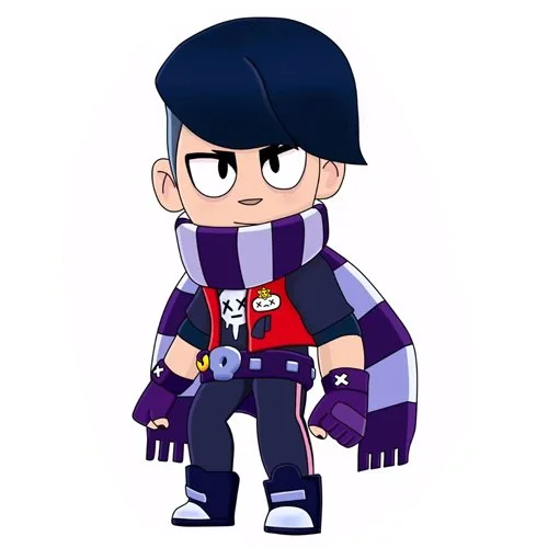 Цветной вариант раскраски эдгар обычный скин