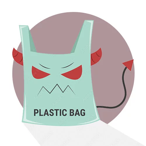 Цветной пример раскраски экология не используй пластиковые пакеты