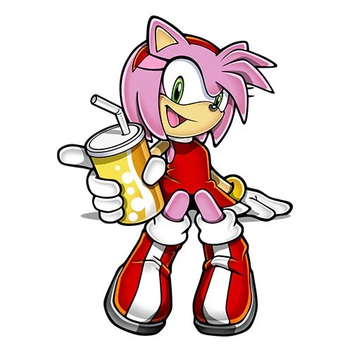 Цветной пример раскраски эми роуз и содовая