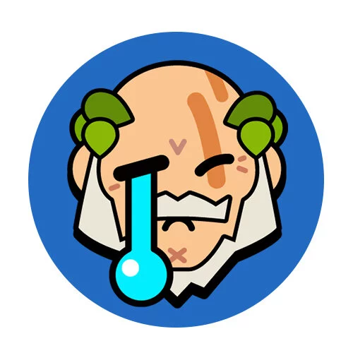 Цветной пример раскраски эмодзи сэм цезарь грустный