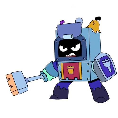 Цветной вариант раскраски эш с метлой