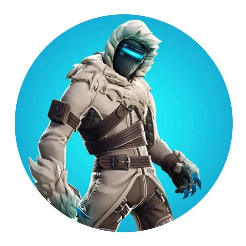 Цветной вариант раскраски фортнайт снежный снайпер