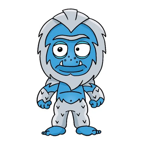 Цветной вариант раскраски фортнайт трог