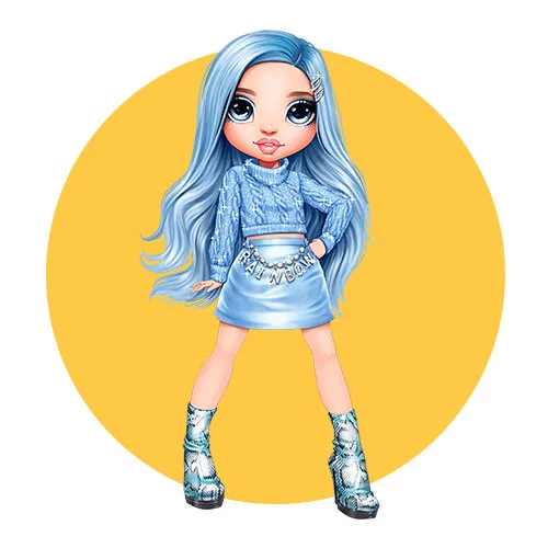 Цветной вариант раскраски габриэлла рейнбоу хай