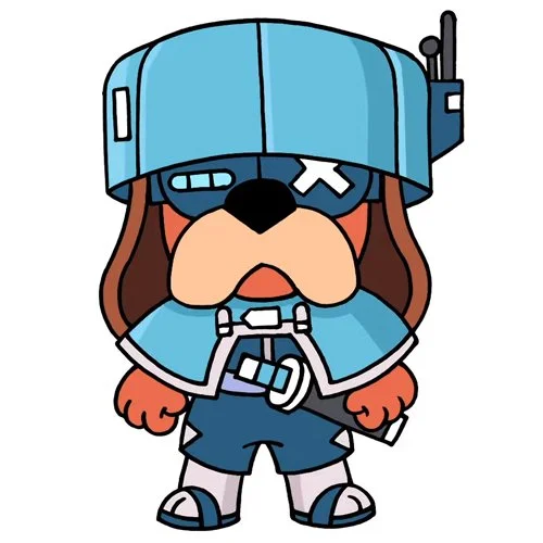 Цветной вариант раскраски генерал гавс ронин