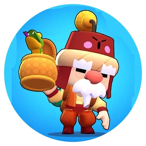 Цветной вариант раскраски гейл торговец