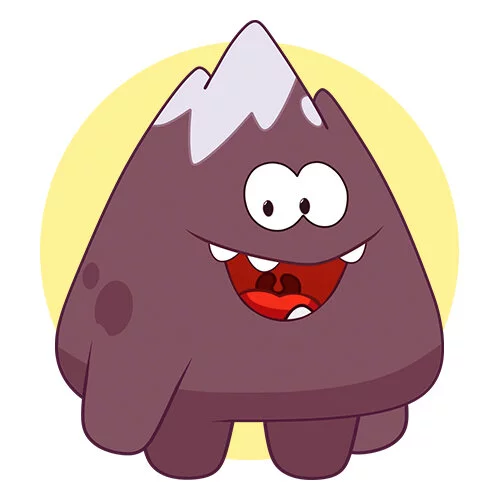 Цветной вариант раскраски гигант ам-няма