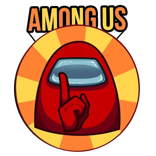 Цветной вариант раскраски главная картинка игры амонг ас тсссс