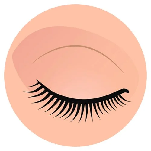 Цветной вариант раскраски глаз для косметики