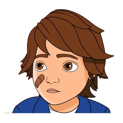 Цветной вариант раскраски грегори фнаф 9