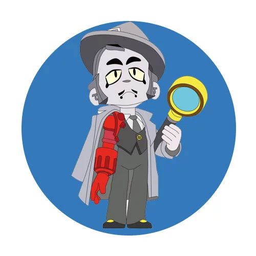 Цветной вариант раскраски грей детектив браво старс