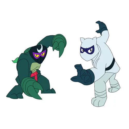 Цветной вариант раскраски гуджитсу играть