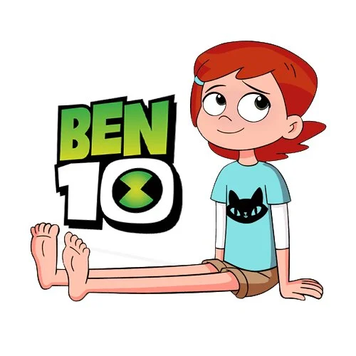 Цветной пример раскраски гвен теннисон бен 10