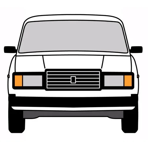 Цветной вариант раскраски жигули лада 2107