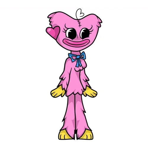 Цветной вариант раскраски кисси мисси