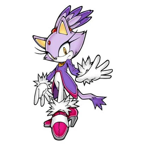 Цветной вариант раскраски кошка блейз