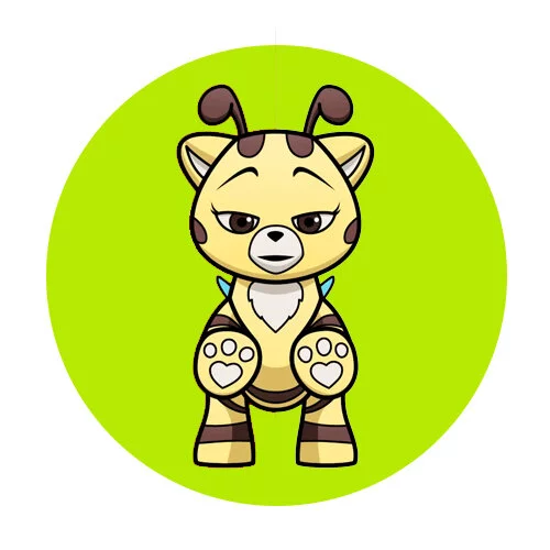 Цветной вариант раскраски кошка пчела poppy playtime